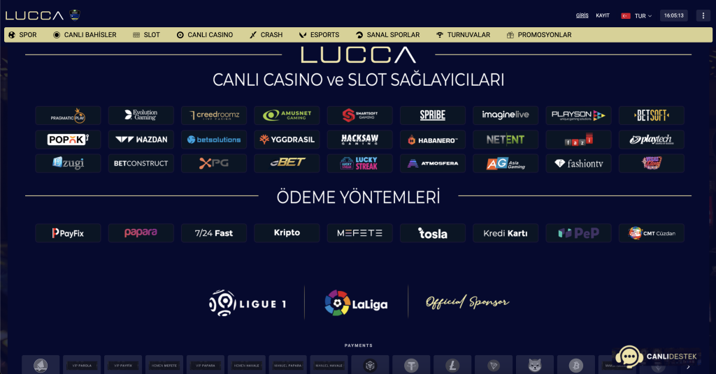 luccacasino altyapısı